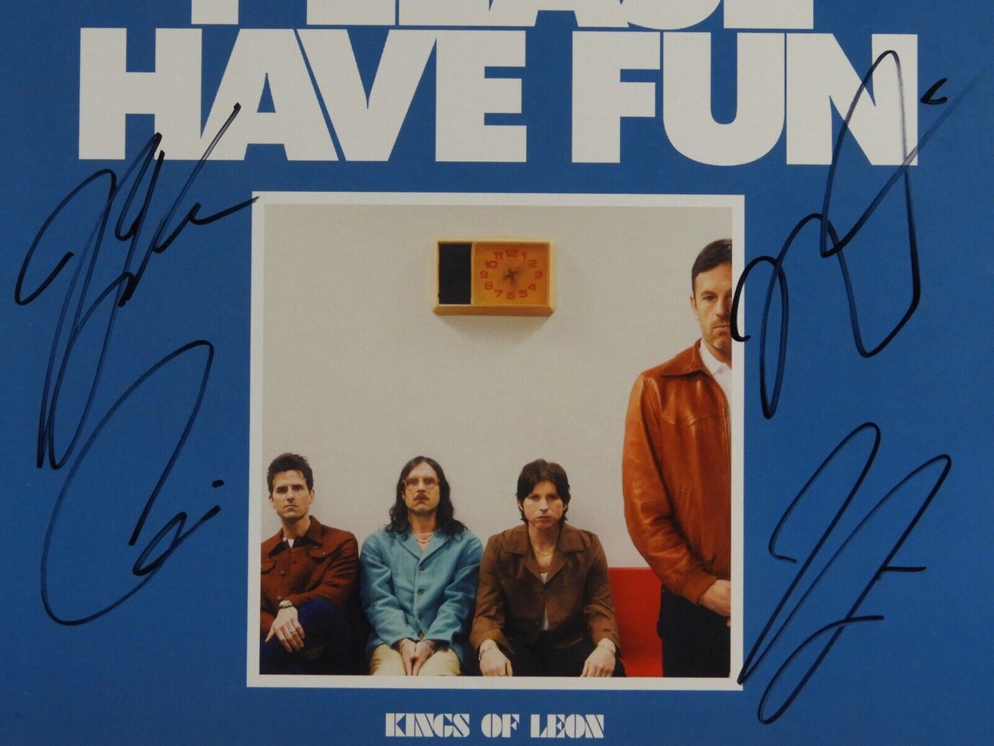 Kings Of Leon JSA Signed Autograph Record Album Vinyl Can We Please Have Fun