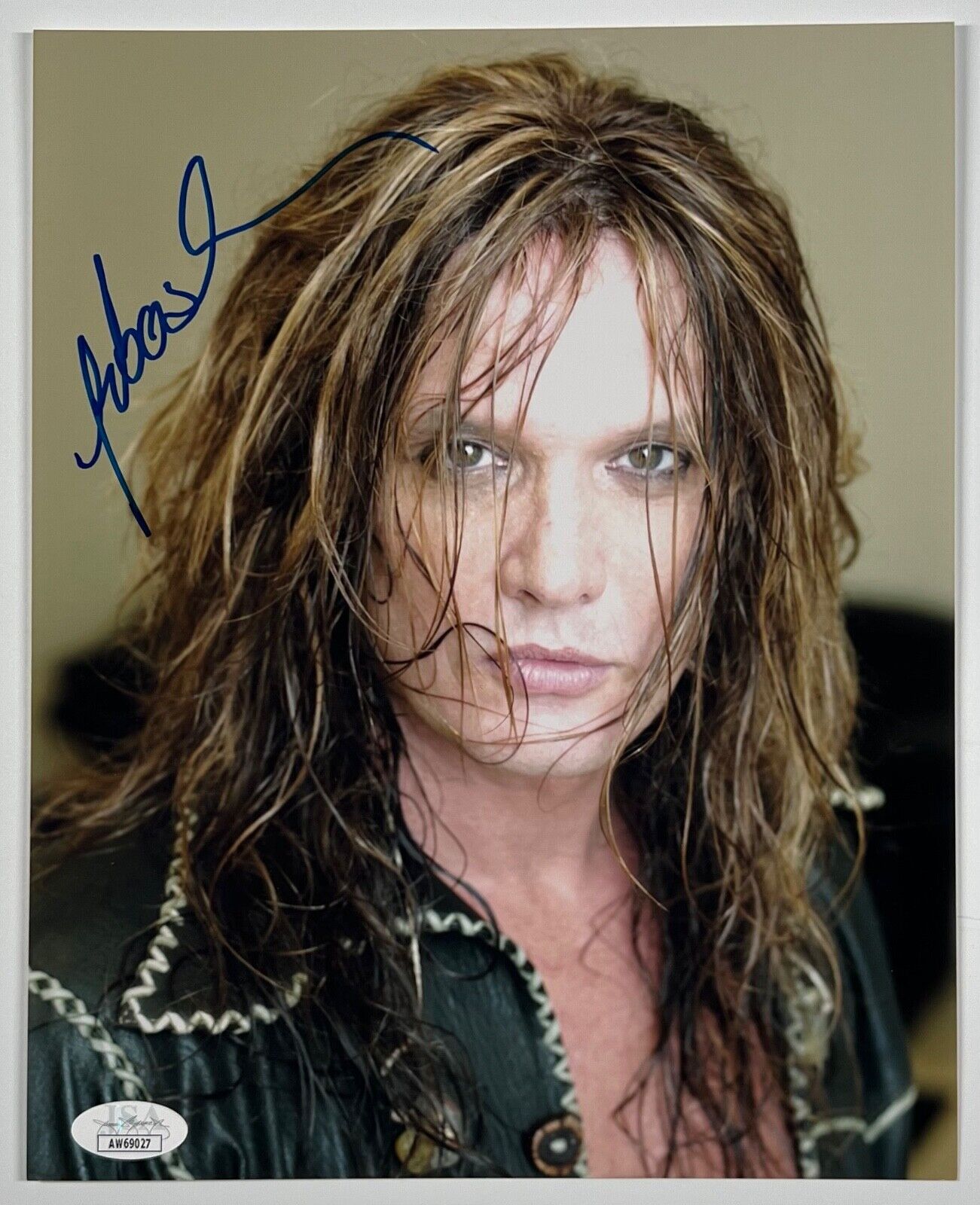 Sebastian Bach JSA Signed Autograph 8 x 10 photo