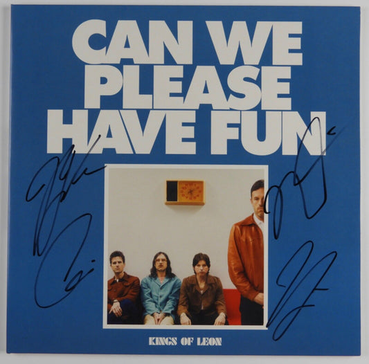 Kings Of Leon JSA Signed Autograph Record Album Vinyl Can We Please Have Fun