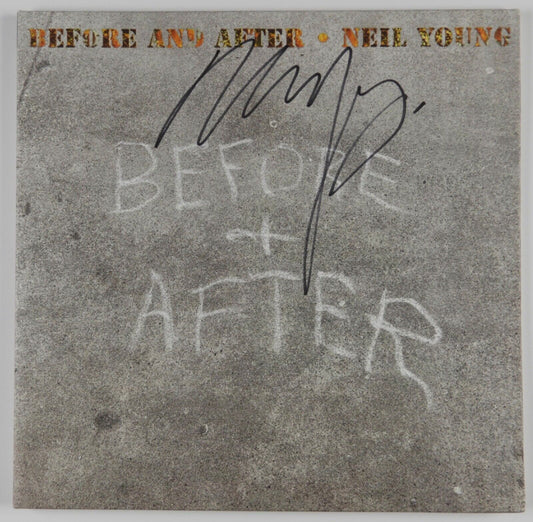 Neil Young JSA Signed  Autograph Before & After Album Vinyl