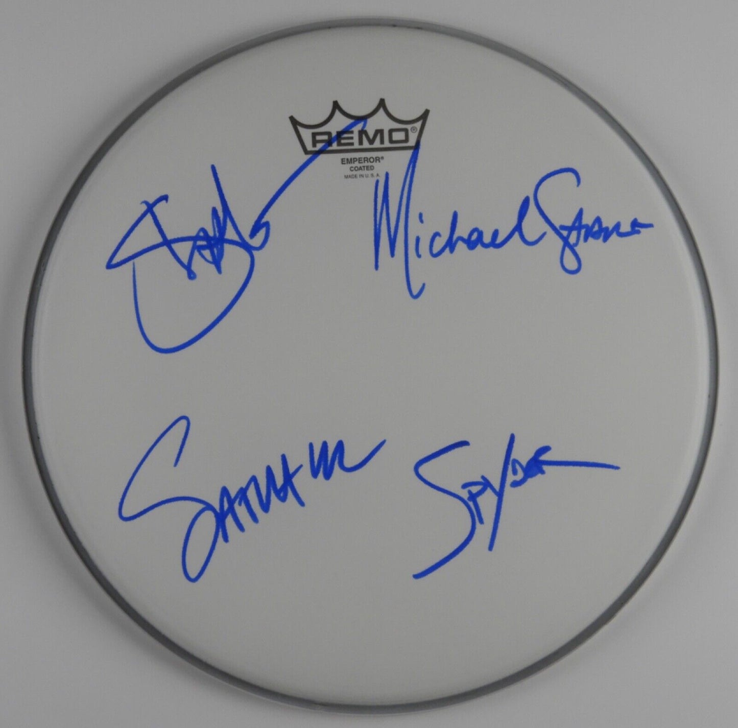 Steel Panther Fully Signed Autograph Drum Head REAL Epperson COA 12"