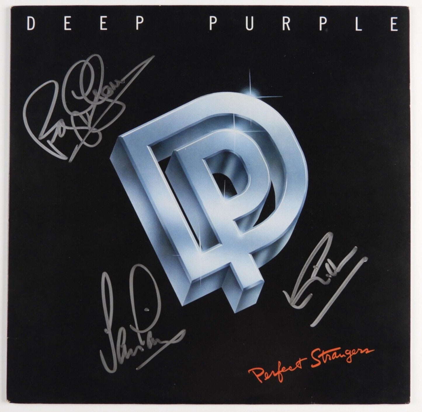 Deep Purple JSA Signed Autograph Album Record Vinyl Perfect Stranger