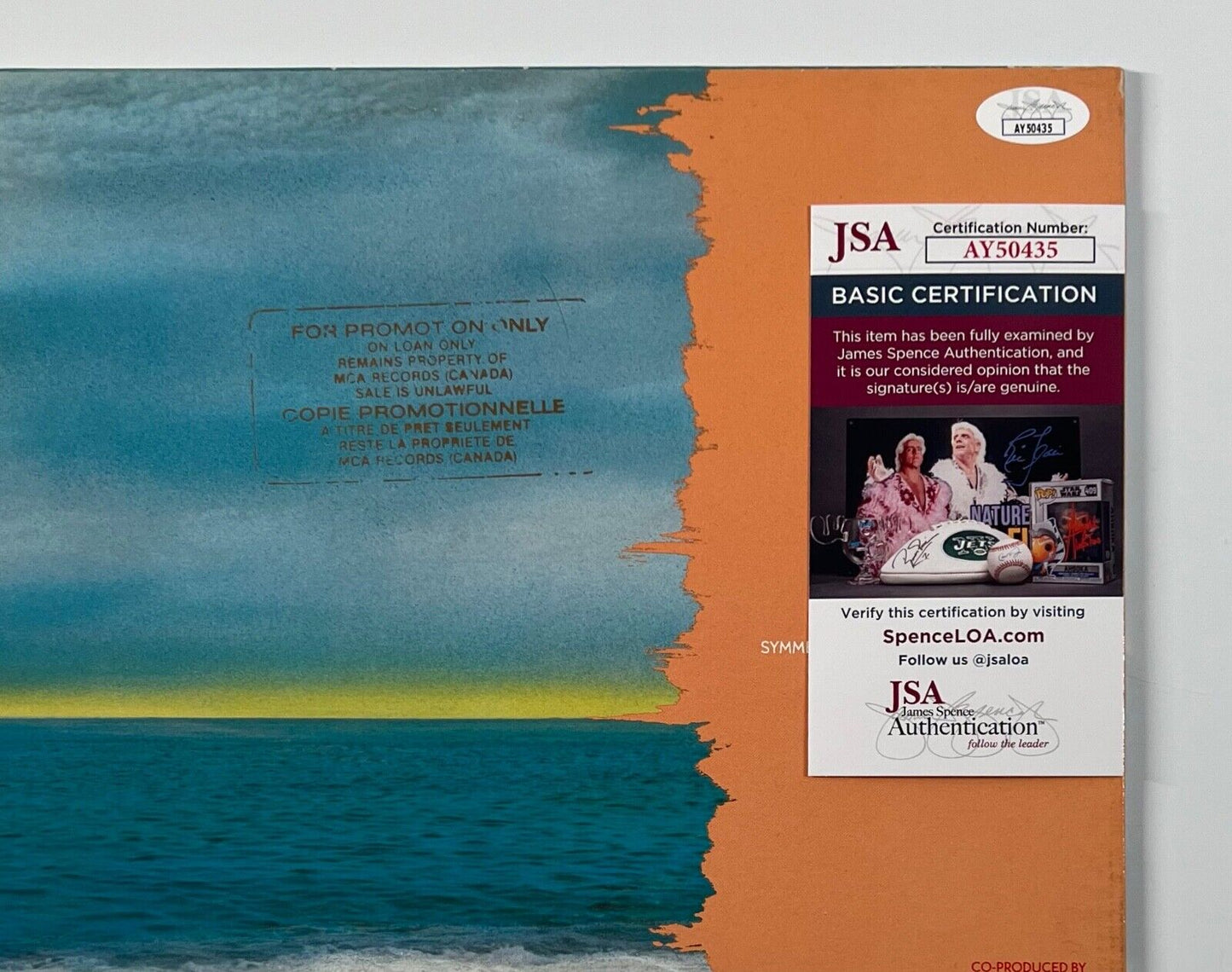 Jane Siberry JSA Autograph Signed Album Vinyl Record No Borders Here