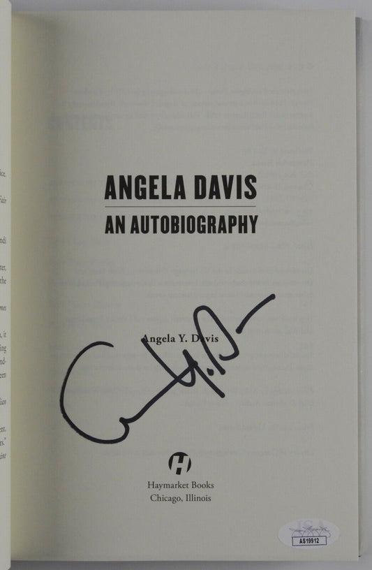 Angela Davis JSA Autograph Signed Book An Autobiography Hardcover Activist