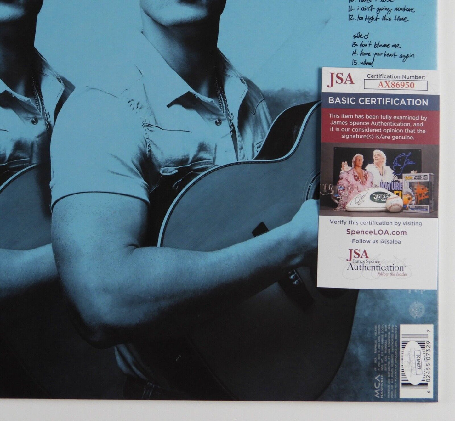 Parker McCollum JSA Signed Autograph Record Album Vinyl Never Enough