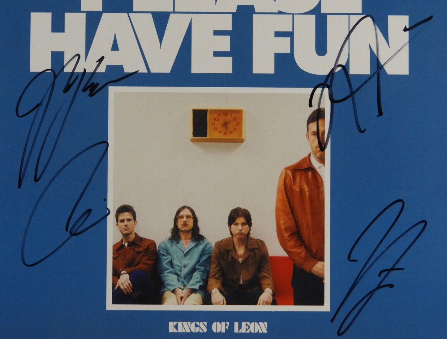 Kings Of Leon JSA Signed Autograph Record Album Vinyl Can We Please Have Fun