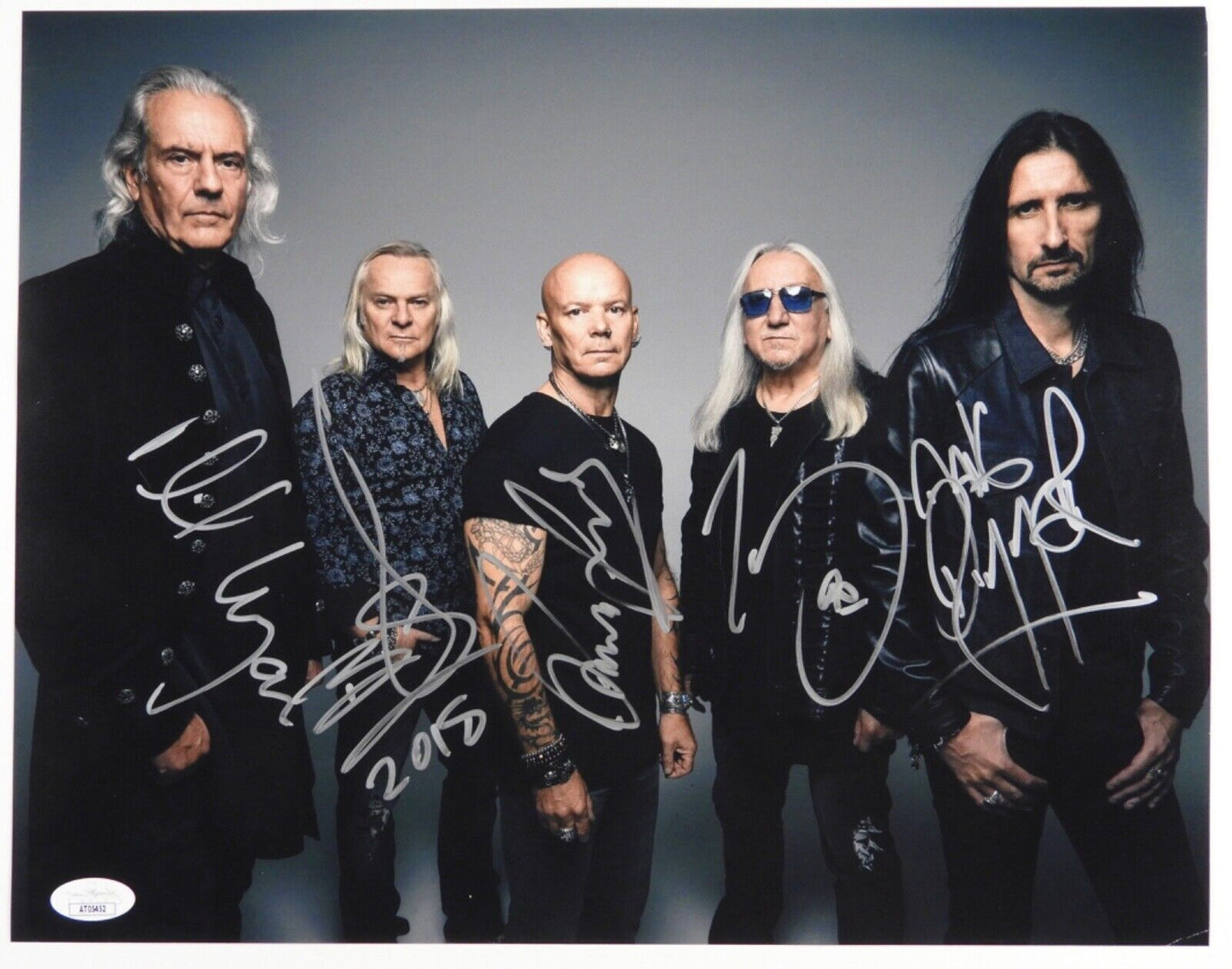 Uriah Heep JSA Fully Autograph Signed Photo 11 x 14