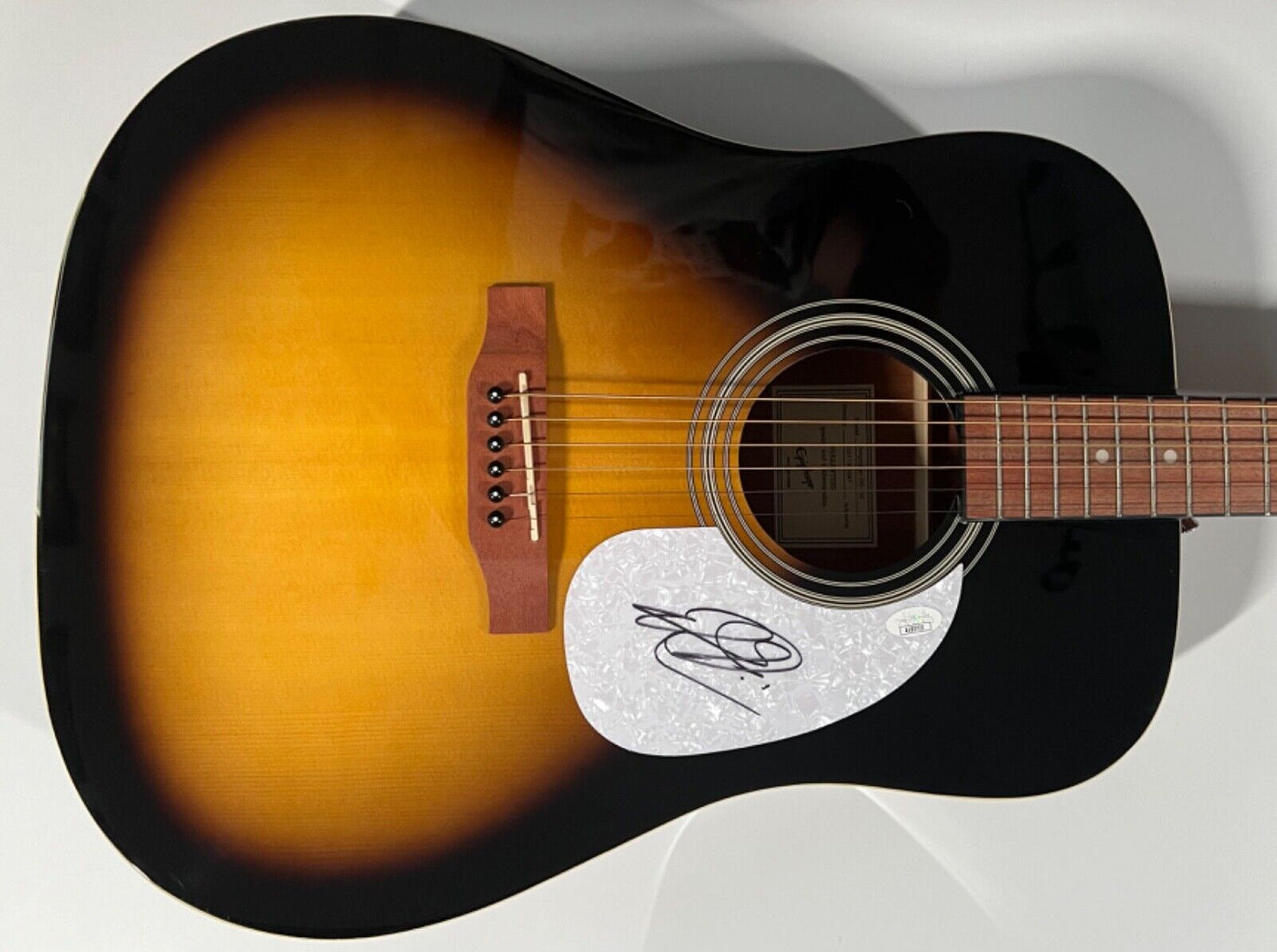 Jackson Dean JSA Autograph Signed Guitar Epiphone Acoustic