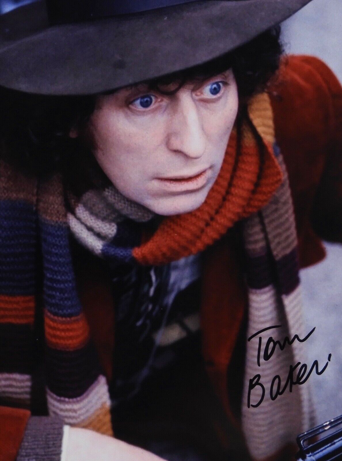 Tom Baker  Doctor Who Autograph Signed Photo JSA COA 8 x 10 Dr Who