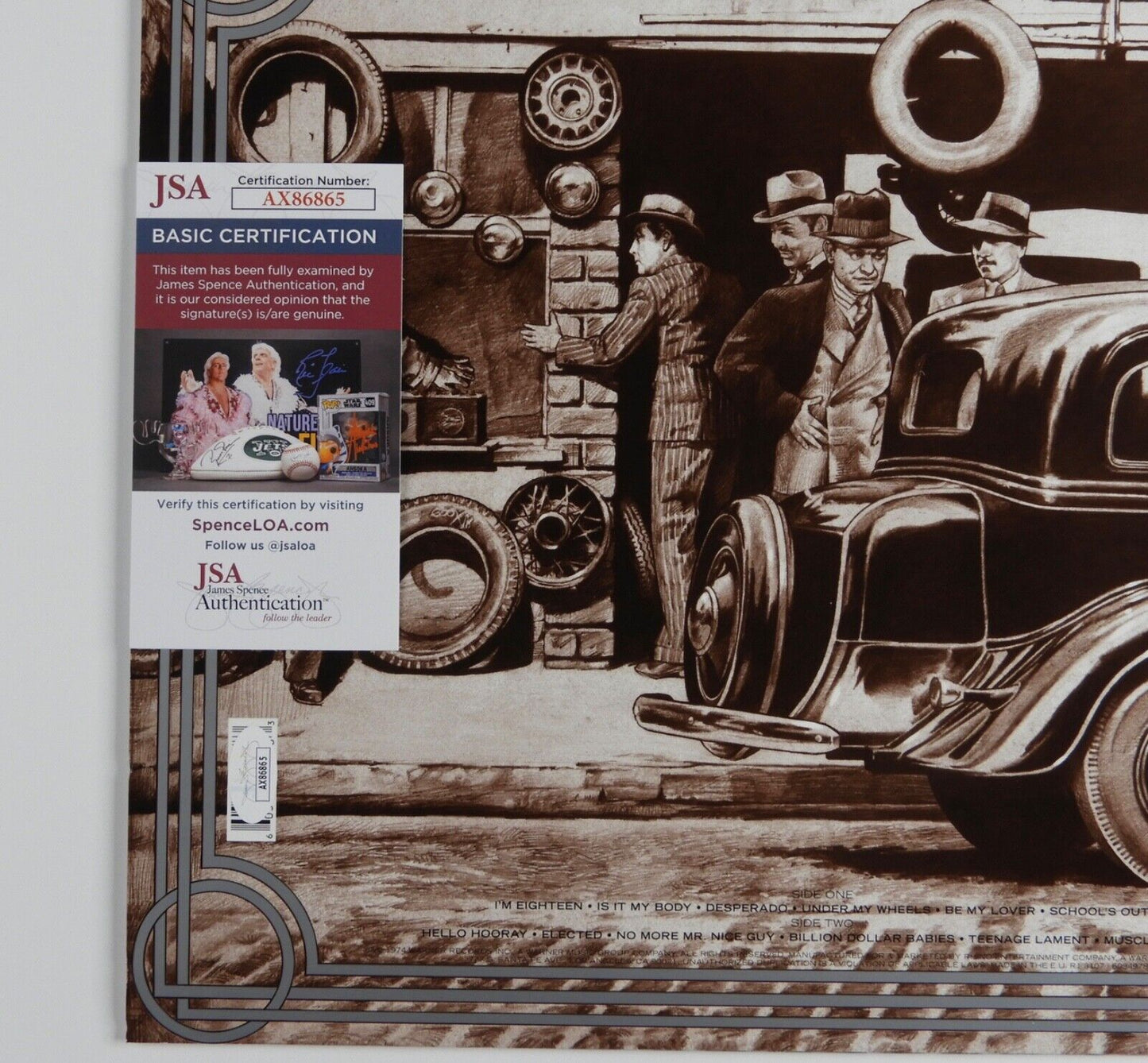 Alice Cooper JSA Signed Autograph Album Record Vinyl Greatest Hits
