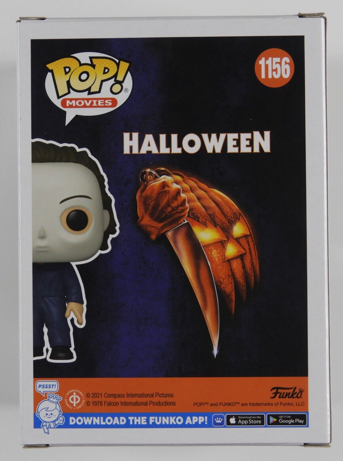 Malcom McDowell + JSA Signed Autograph Funko Pop Michael Myers Halloween 1156