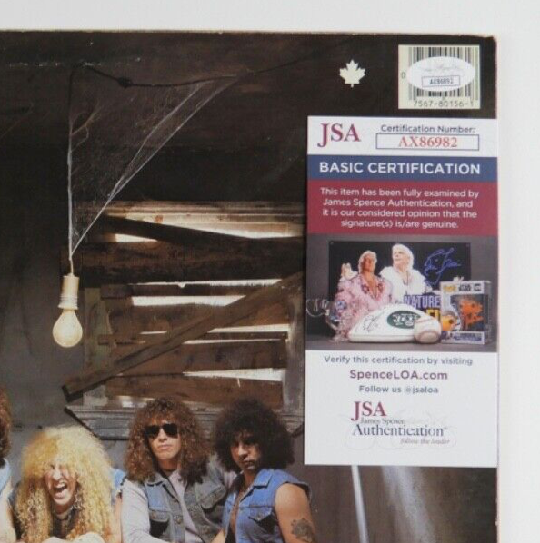 Dee Snider JSA Signed Autograph Album Record Vinyl Twisted Sister Stay Hungry