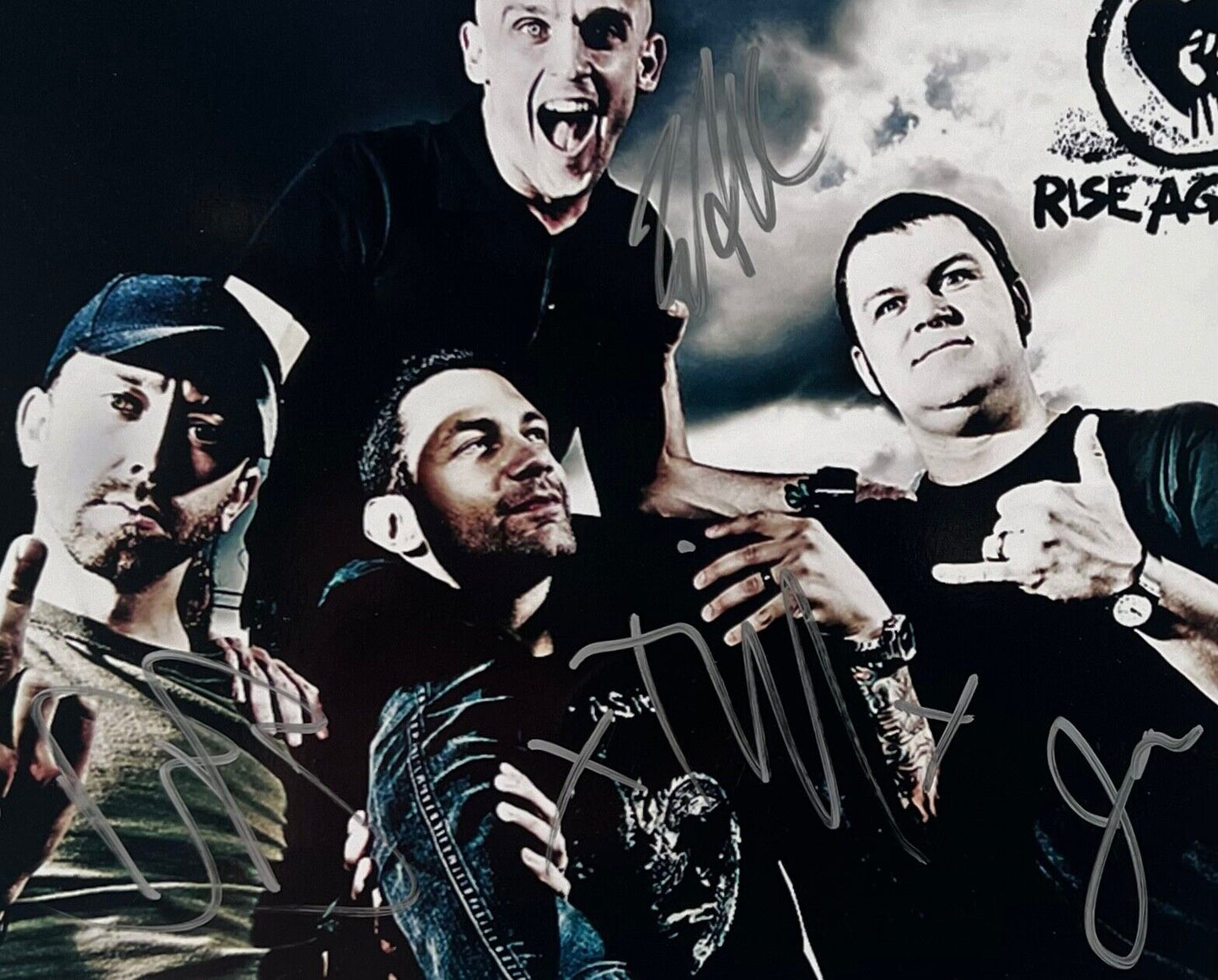 Rise Against Fully JSA Signed Autograph 8 x 10 photo