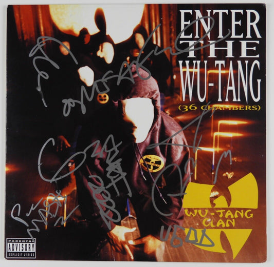 Wu-Tang Clan JSA Signed Autograph Album Record Vinyl Enter The Wu-Tang