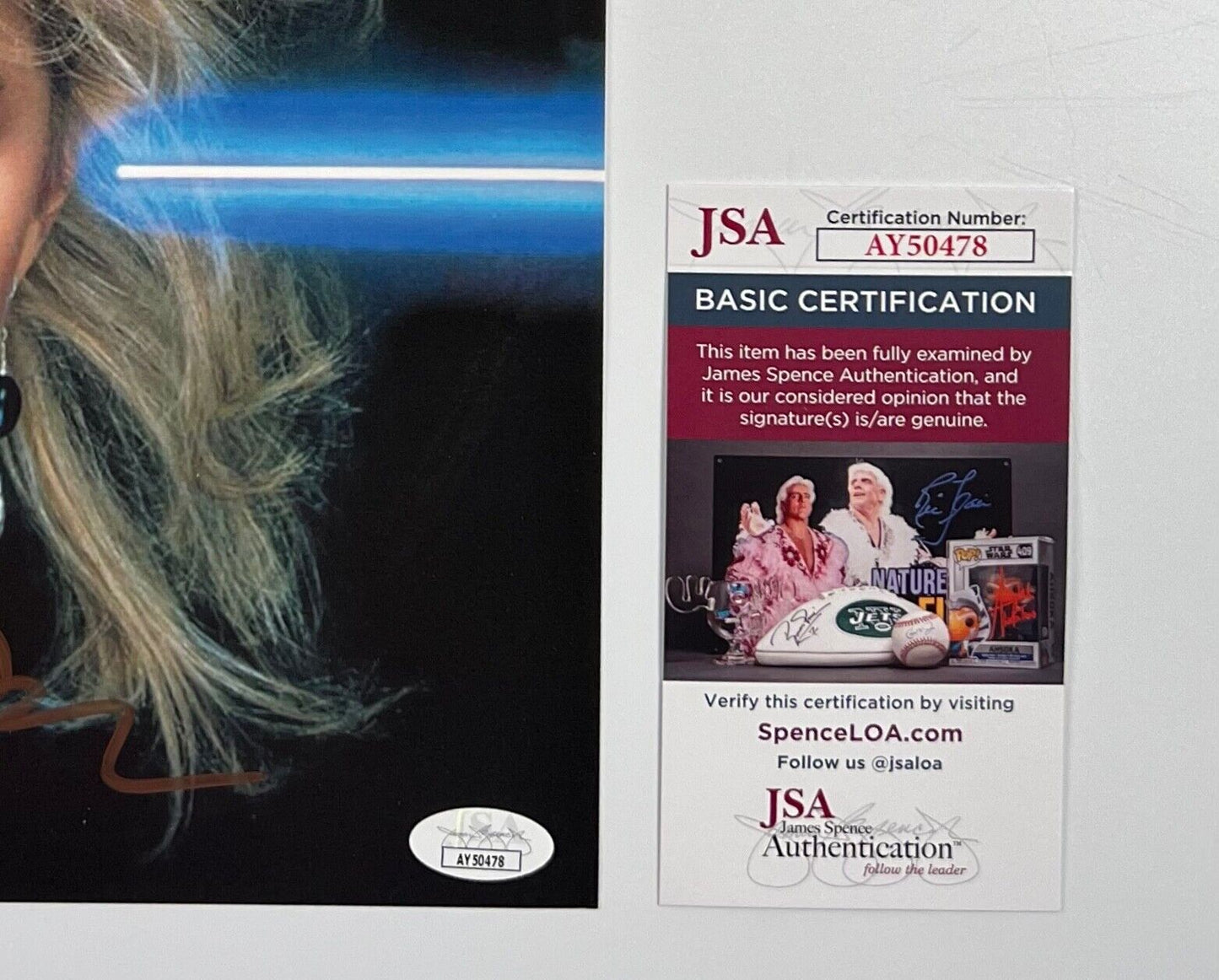 Bonnie Tyler JSA Signed Autograph Record Album Insert Full Album