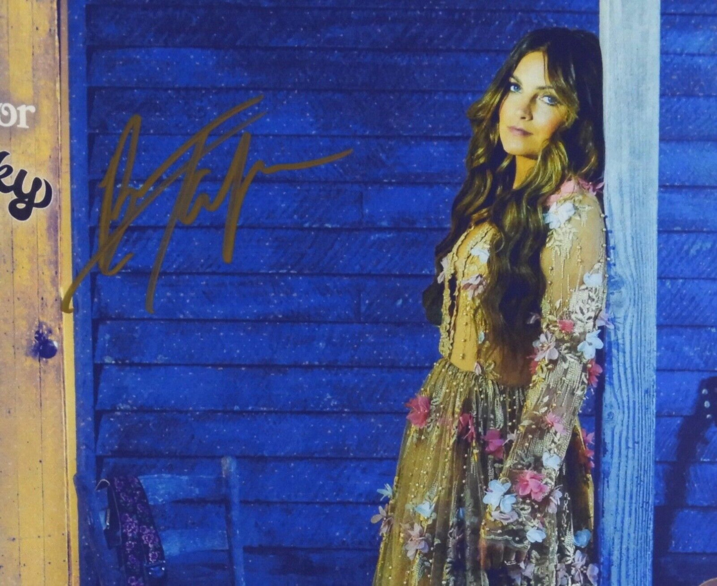 Brit Taylor Signed Autograph Album JSA Record Vinyl Kentucky Blue