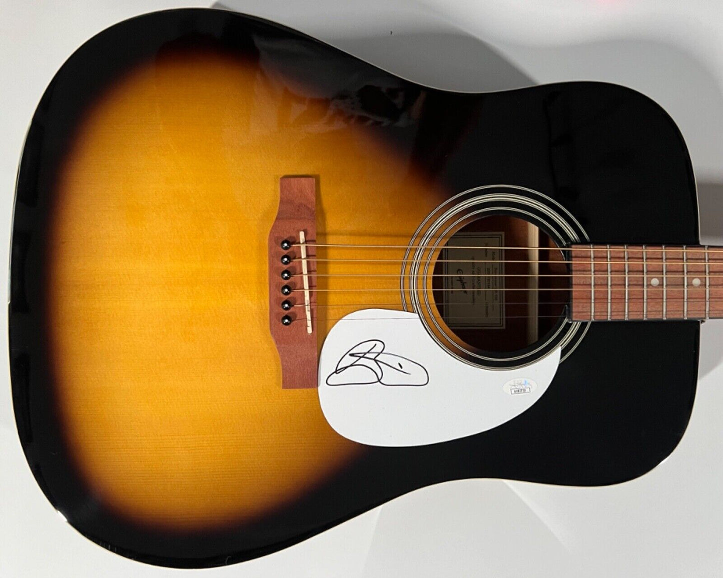 Bryan Martin JSA Autograph Fully Signed Guitar Epiphone Acoustic