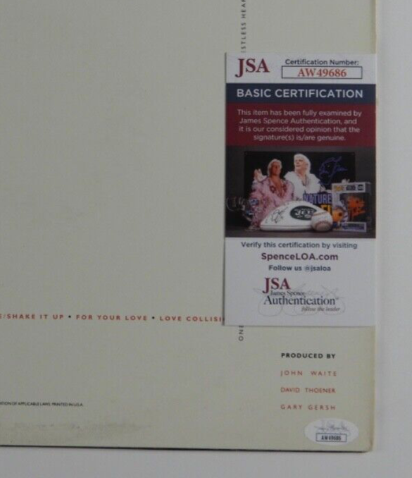 John Waite JSA Autograph Signed Record Album Vinyl No Brakes