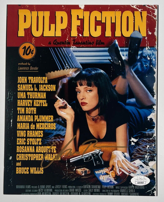 Uma Thurman JSA Signed Autograph 8 x 10 photo Pulp Fiction