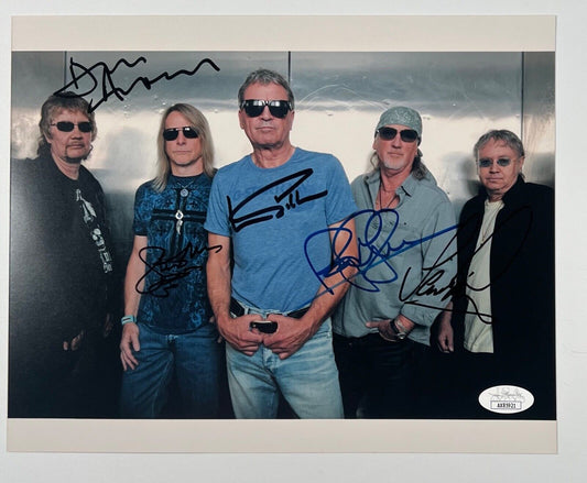 Deep Purple JSA Signed Autograph 8 x 10 photo