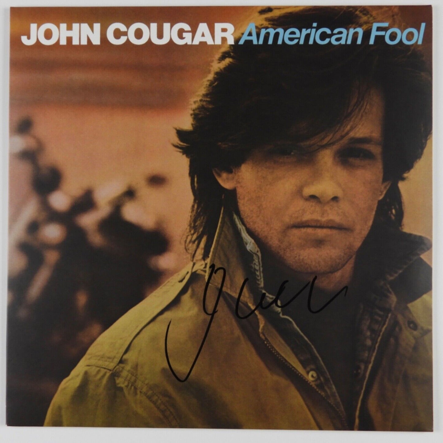 John Cougar Mellencamp JSA Signed Autograph Album Vinyl Record LP American Fool