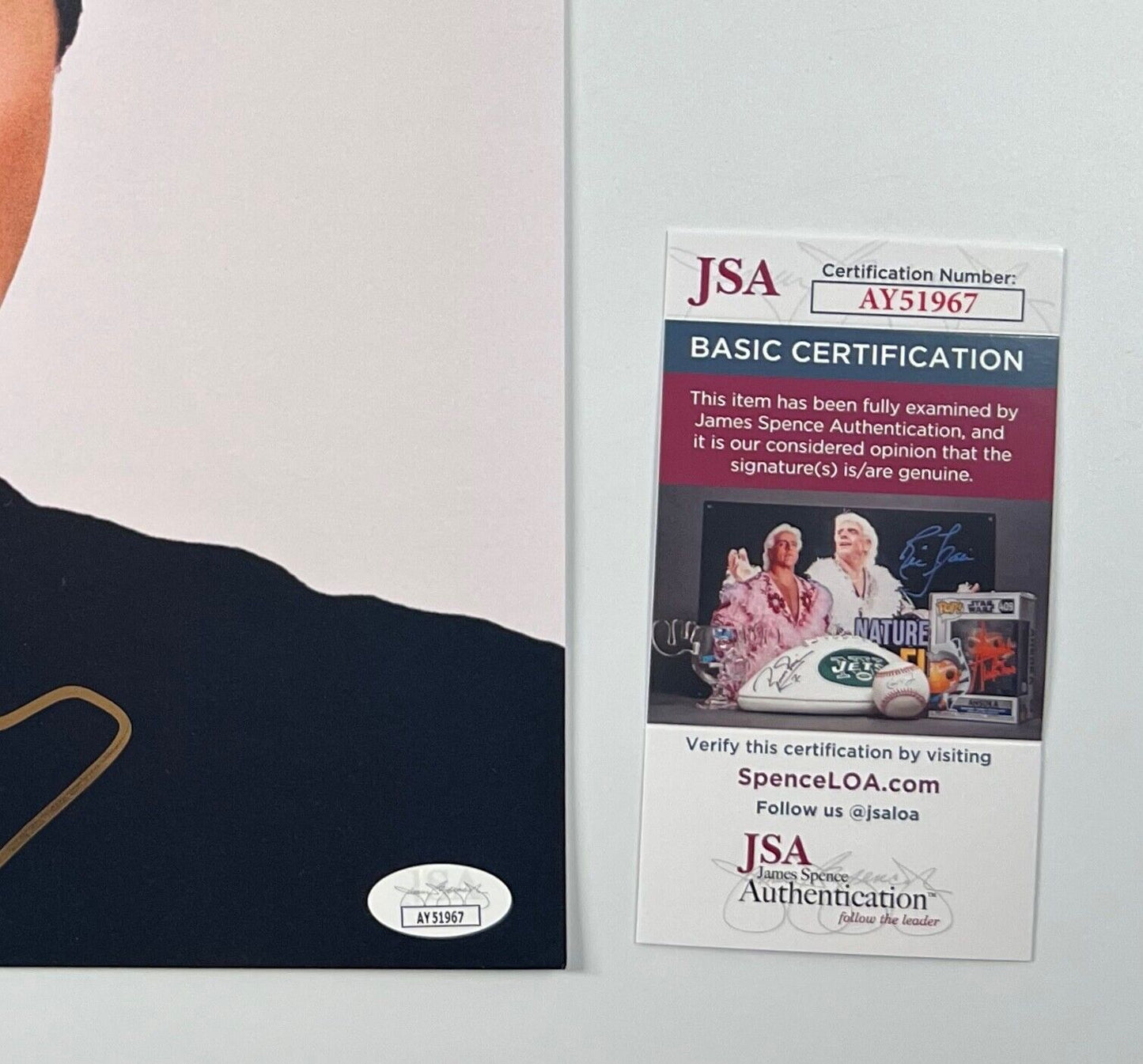 Brian Ferry JSA Autograph Signed Album Vinyl Lithograph Retrospective