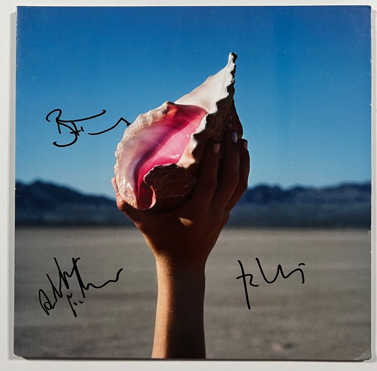 The Killers Autograph Signed Brandon Flowers Ronnie Robby ACOA  Album Wonderful