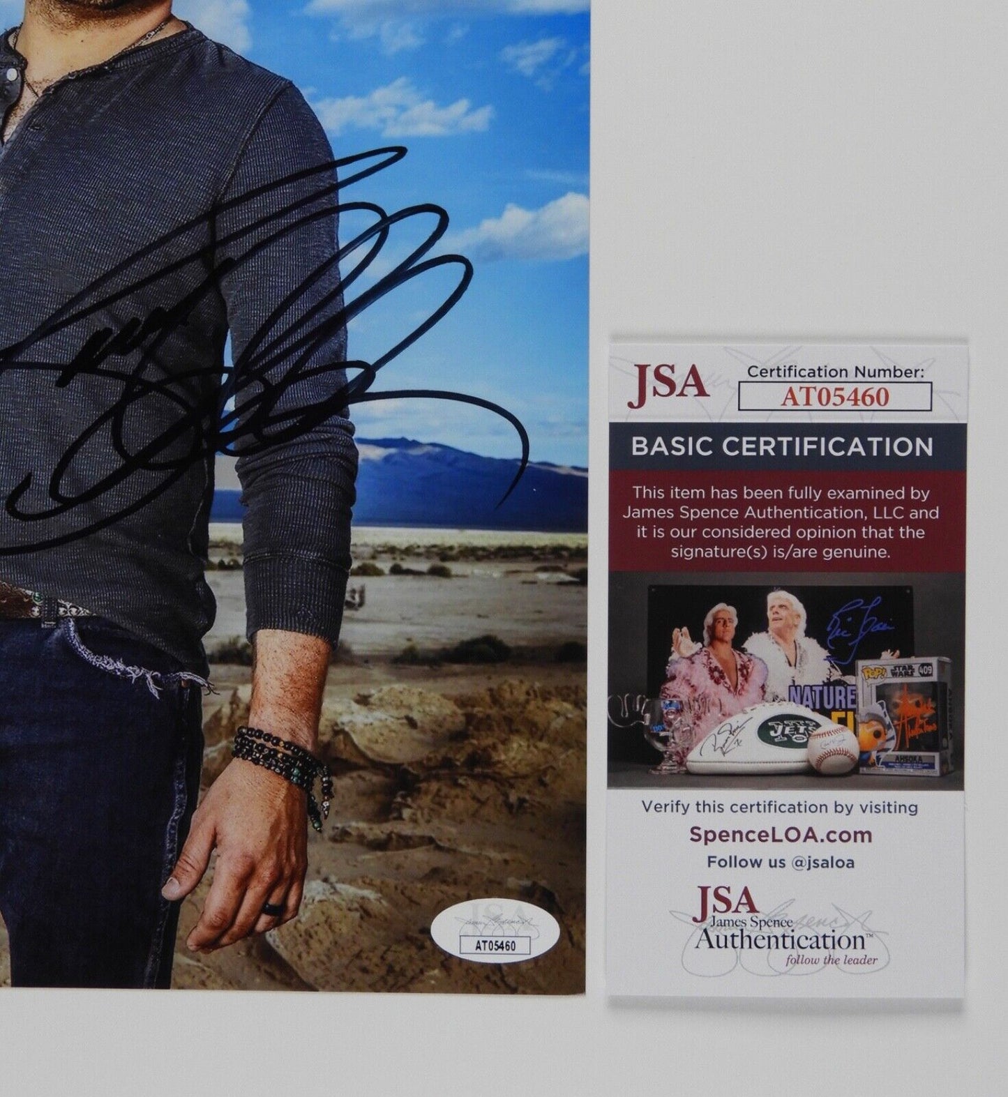 Jason Aldean JSA Autograph Signed 8 x 10 photo Country Star