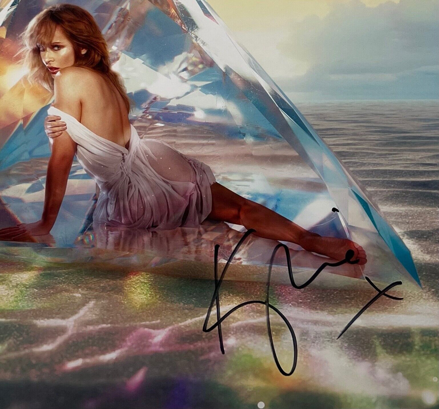 Kyle Minogue JSA Autograph Signed Album Vinyl Lithograph Tensions II