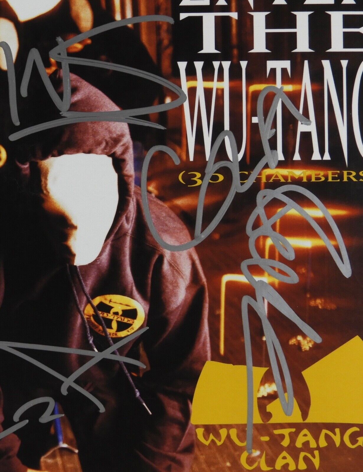 Wu-Tang Clan JSA Signed Autograph Album Record Vinyl Enter The Wu-Tang