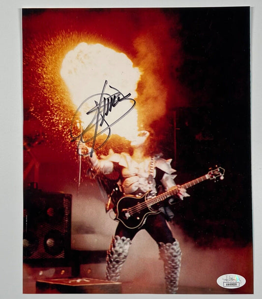 Gene Simmons KISS JSA Signed Autograph 8 x 10 photo