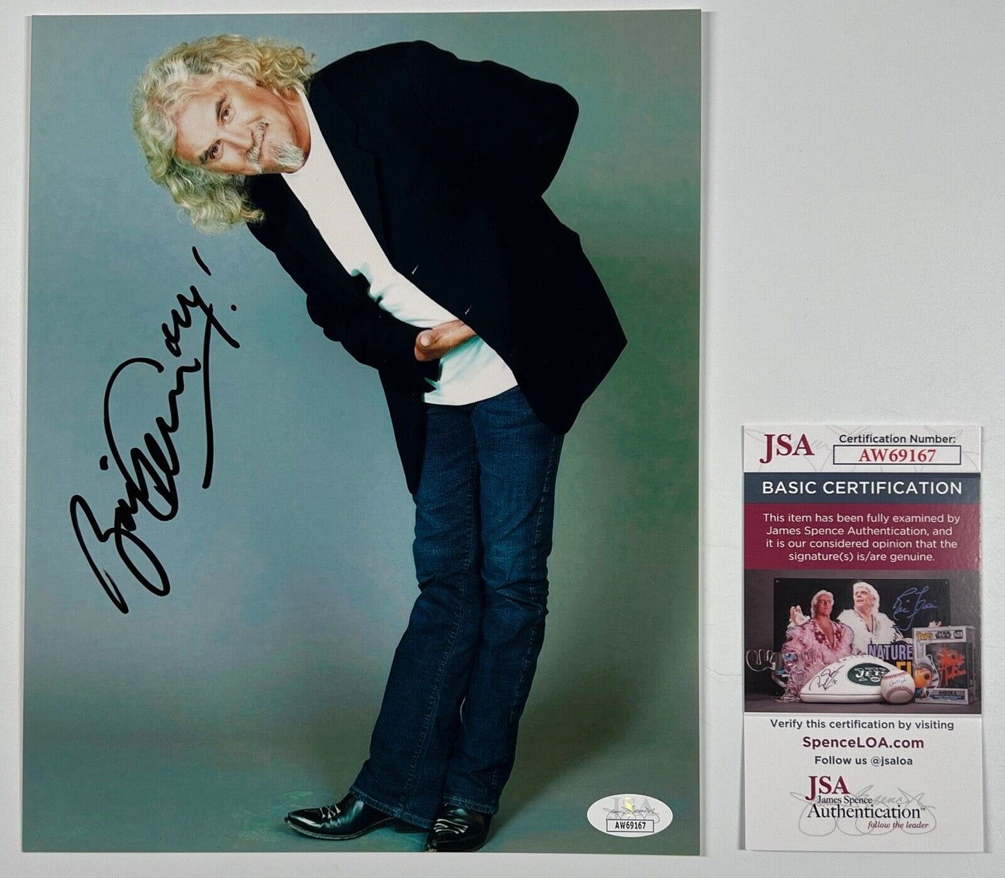Billy Connolly JSA Signed Autograph 8 x 10 photo