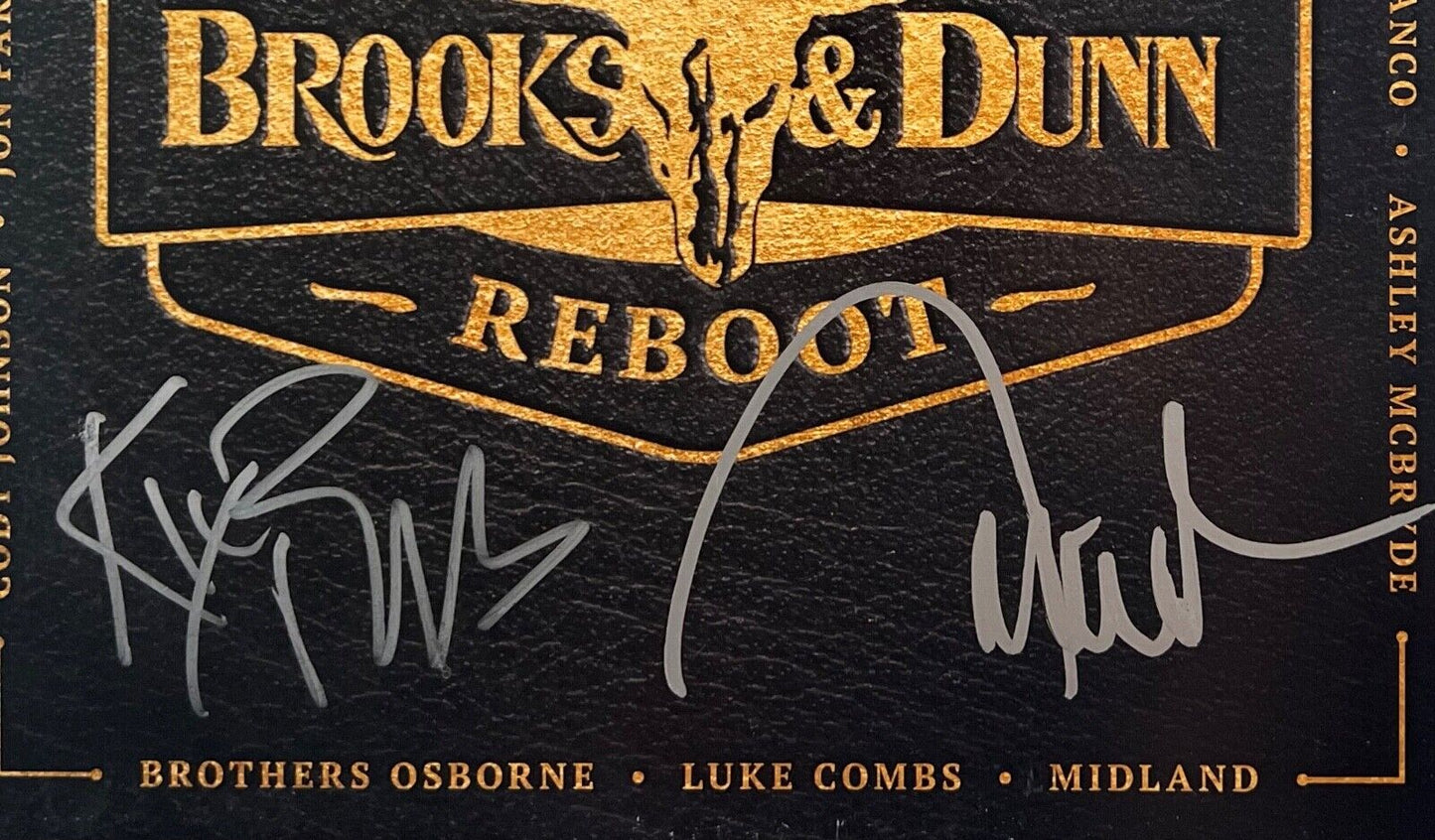 Books & Dunn JSA Autograph Signed Album Vinyl Record Album