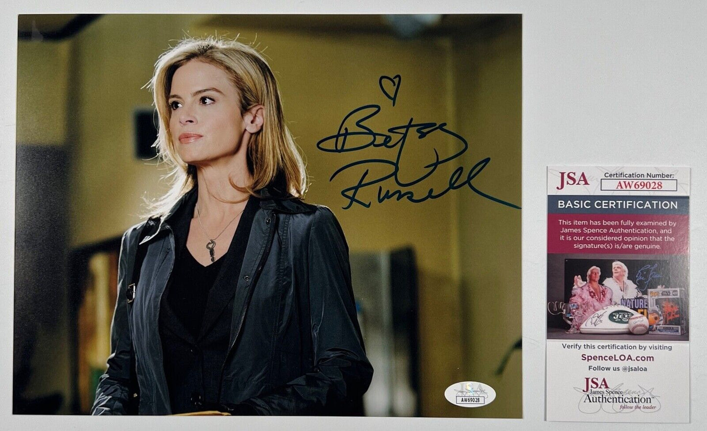 Betsy Russell JSA Signed Autograph 8 x 10 photo
