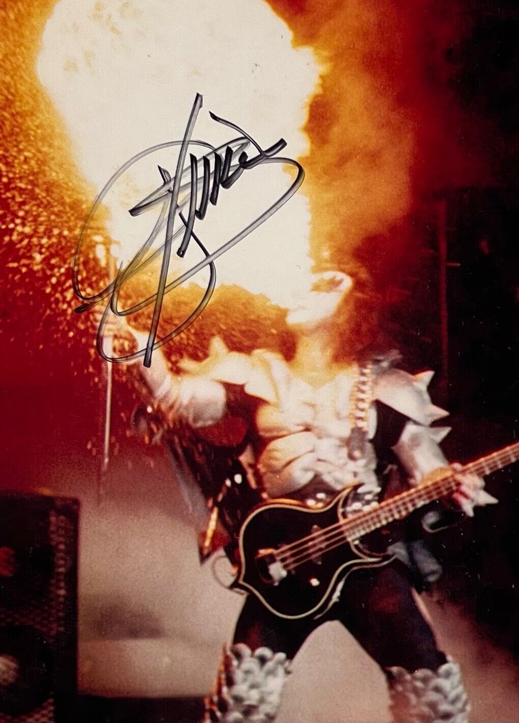 Gene Simmons KISS JSA Signed Autograph 8 x 10 photo