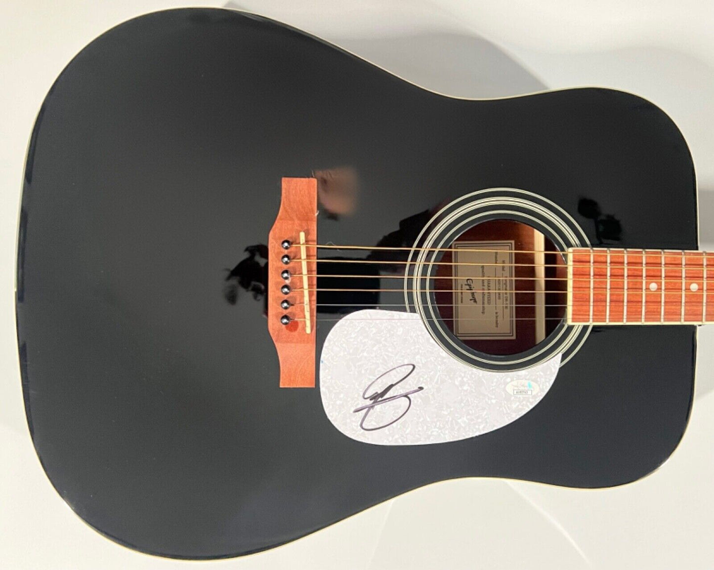 Riley Green JSA Autograph Signed Guitar Epiphone Acoustic