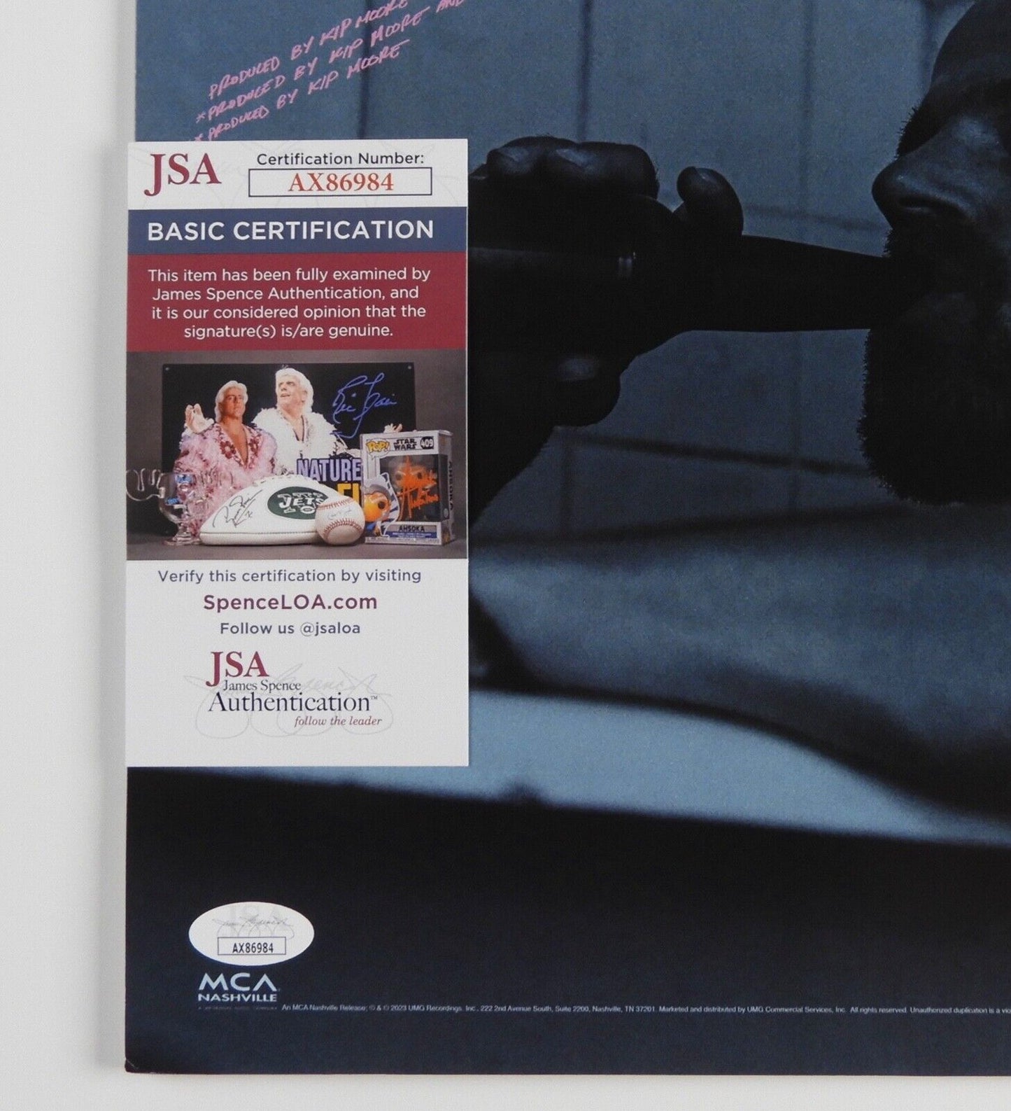 Kip Moore JSA Signed Autograph Record Album Vinyl Damn Love