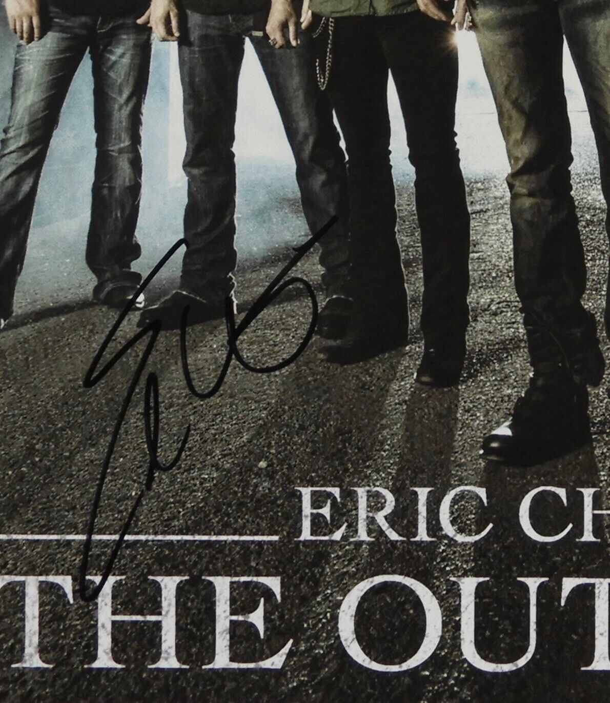 Eric Church JSA Signed Autograph Record Album Vinyl The Outsiders