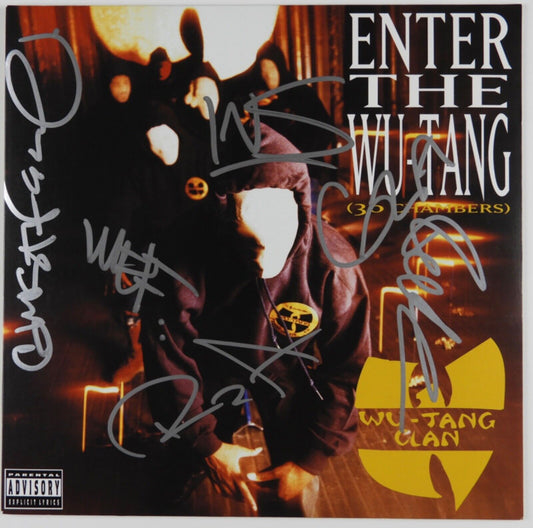 Wu-Tang Clan JSA Signed Autograph Album Record Vinyl Enter The Wu-Tang