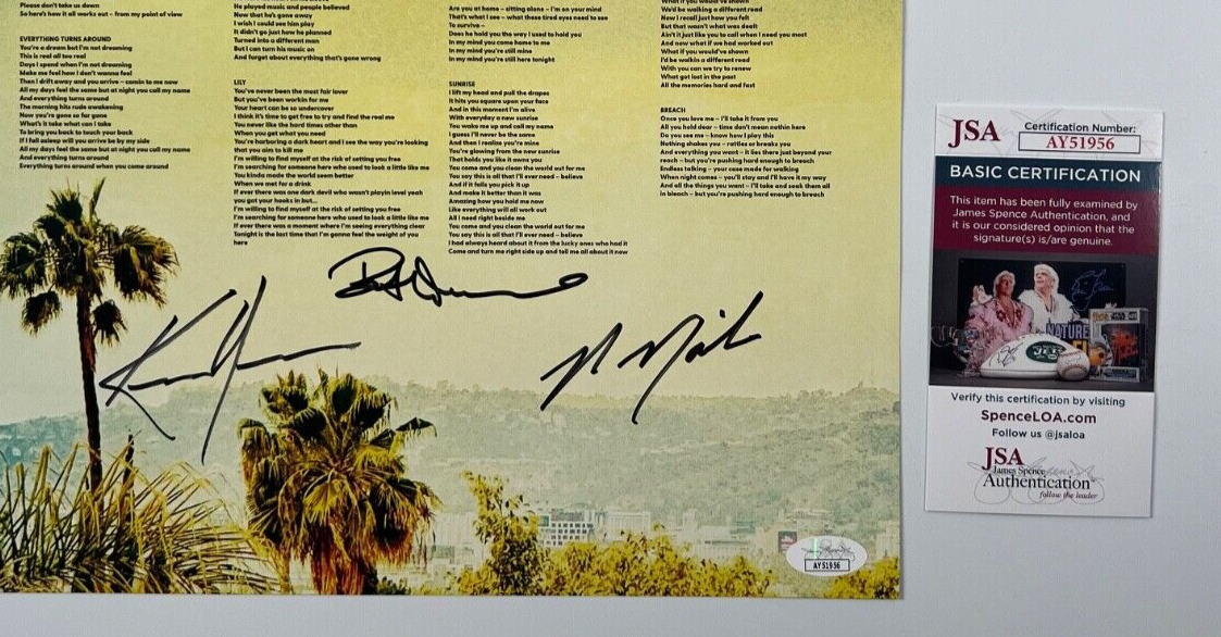 Keanu Reeves JSA Autograph Signed Album Vinyl Record Album Dogstar