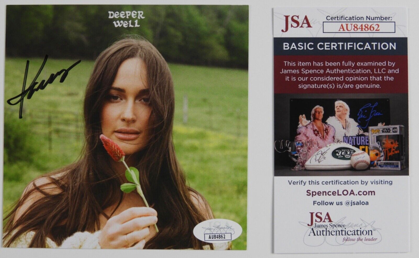Kacey Musgraves Deeper Well JSA Signed Autograph Art Card Vinyl Album