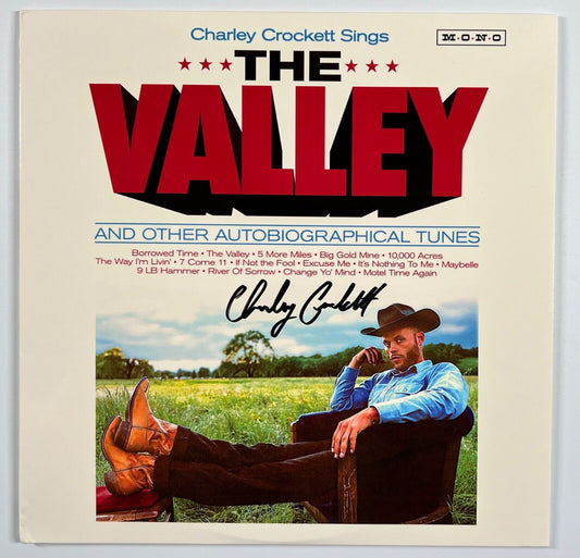 Charley Crockett JSA Signed Autograph Record Album The Valley