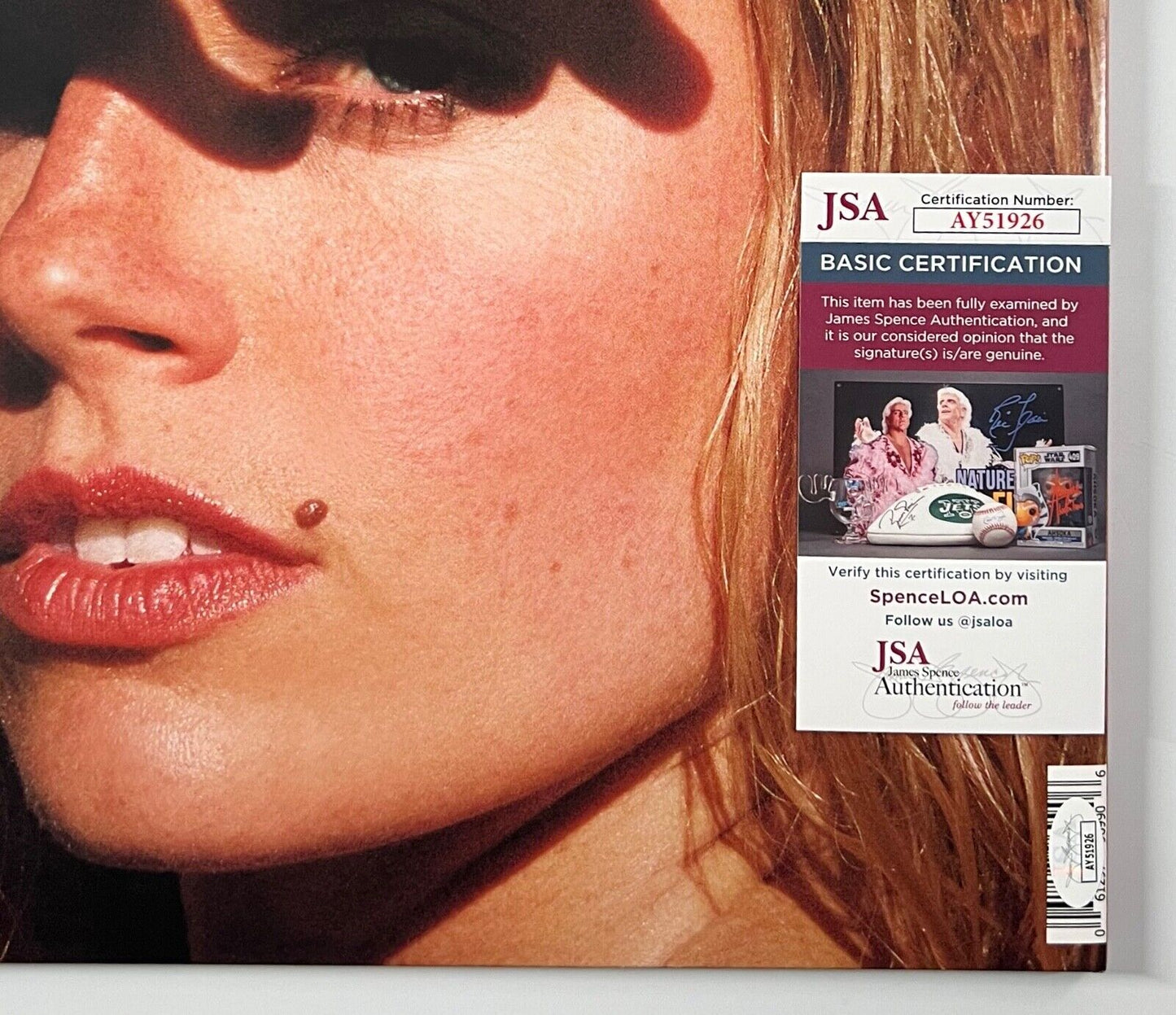 Ashe JSA Signed Autograph Record Album Vinyl Wilson