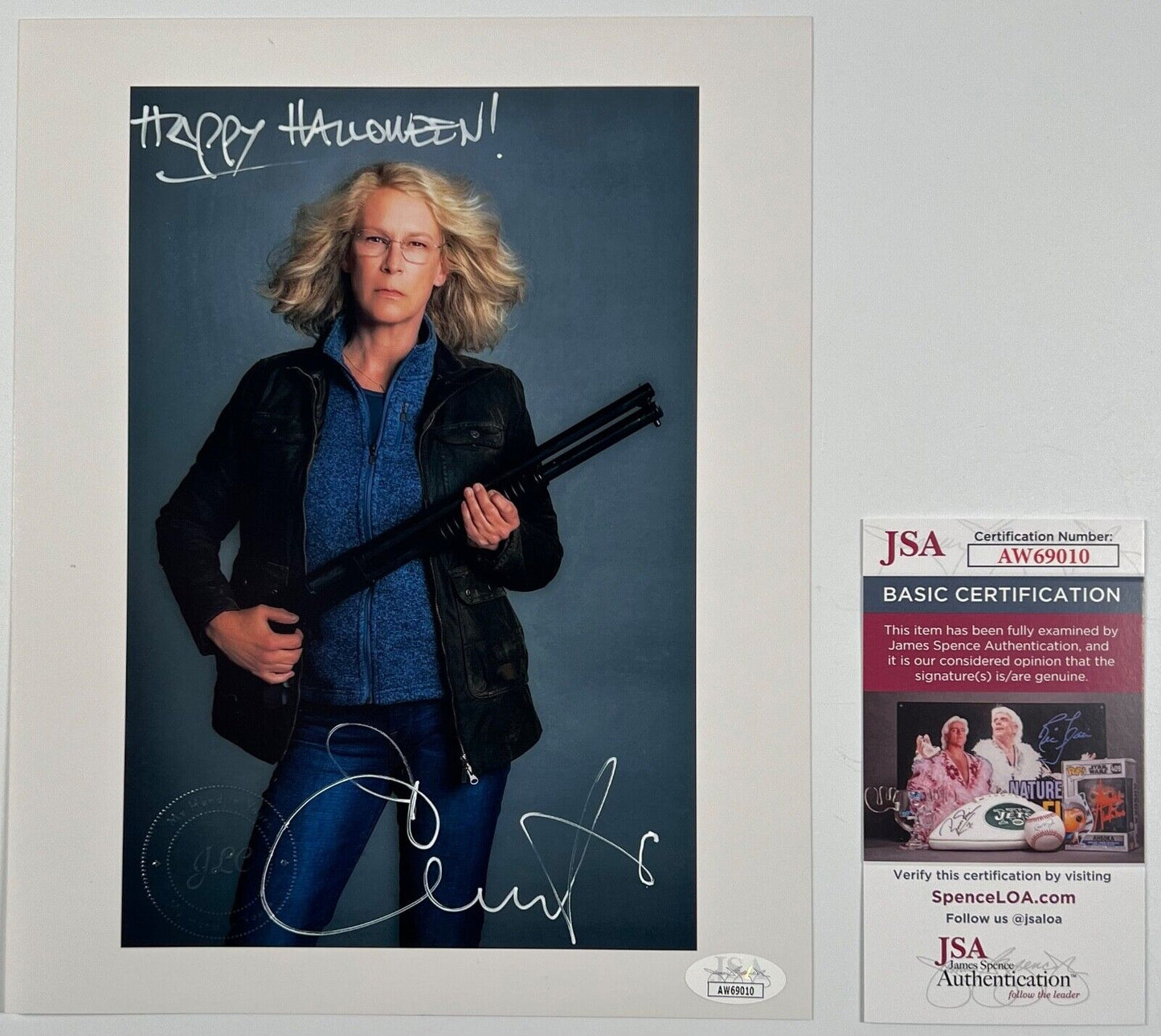 Jamie Lee Curtis Halloween JSA Signed Autograph 8 x 10 photo