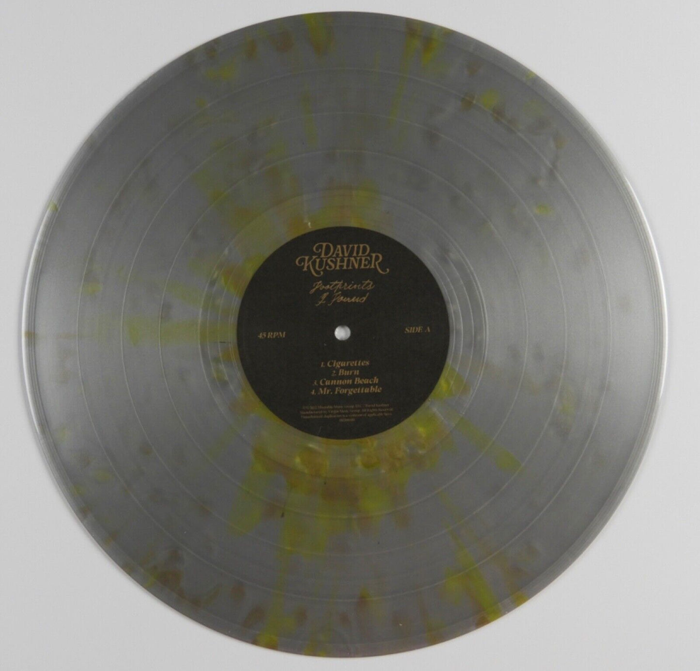 David Kushner  JSA Signed Autograph Record Album Footprints I Found Vinyl