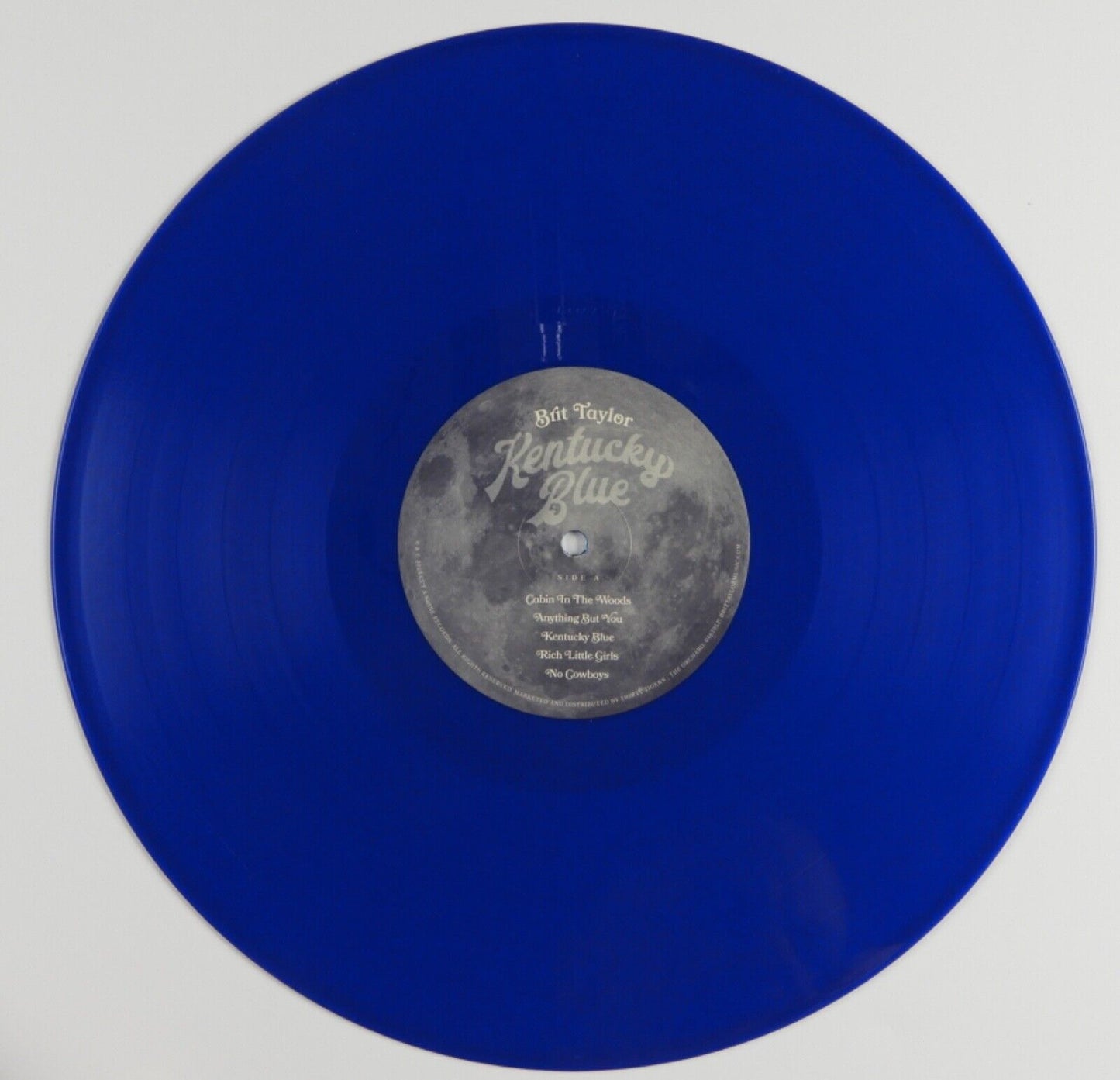 Brit Taylor Signed Autograph Album JSA Record Vinyl Kentucky Blue