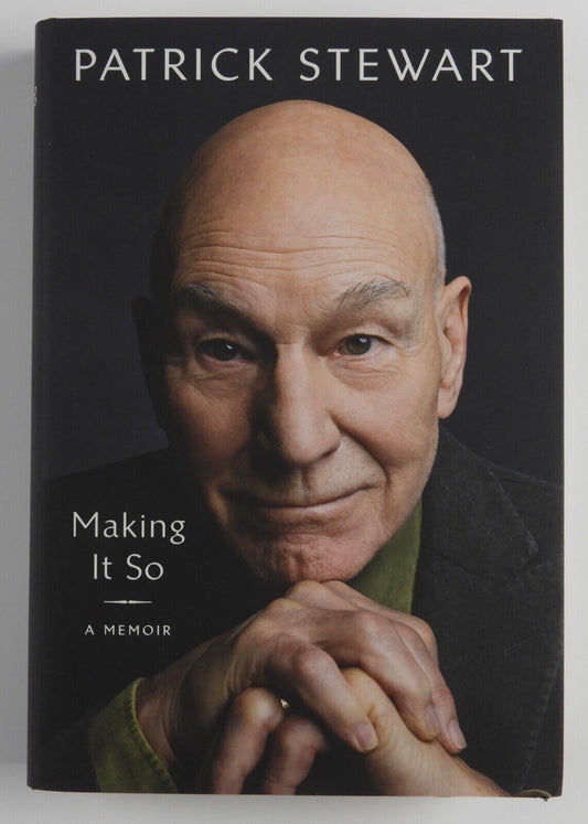 Patrick Stewart JSA Autograph Signed Book Making It So