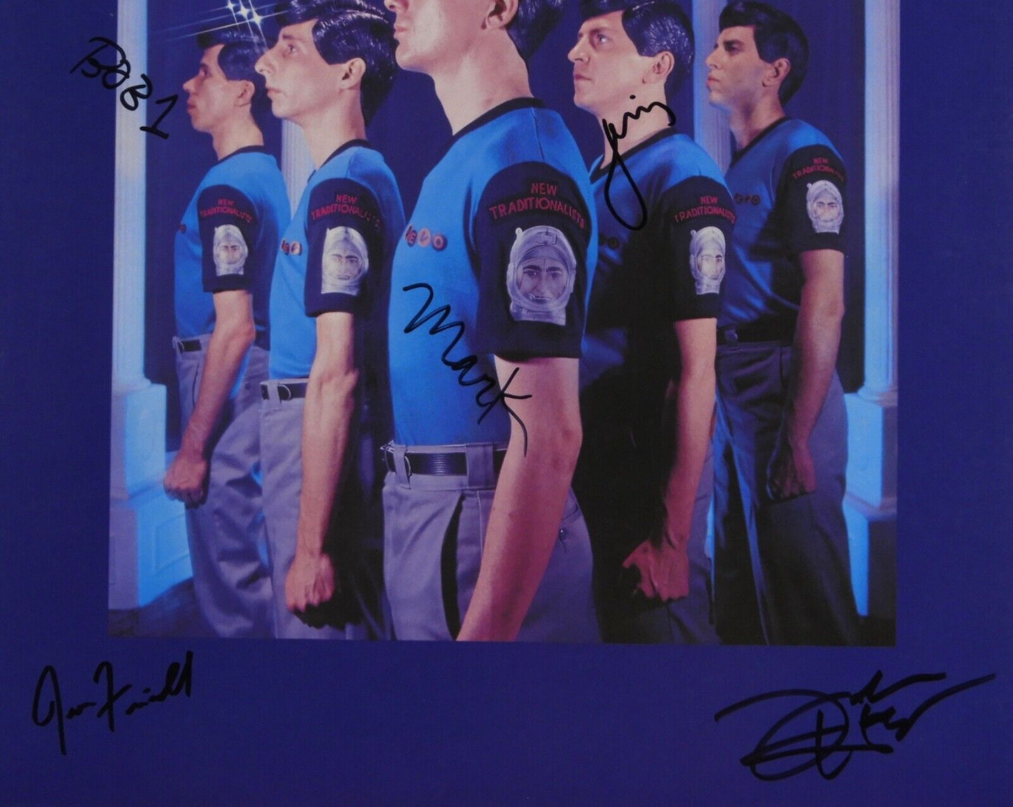 Devo JSA Signed Autograph Record Album Vinyl New Traditionalists