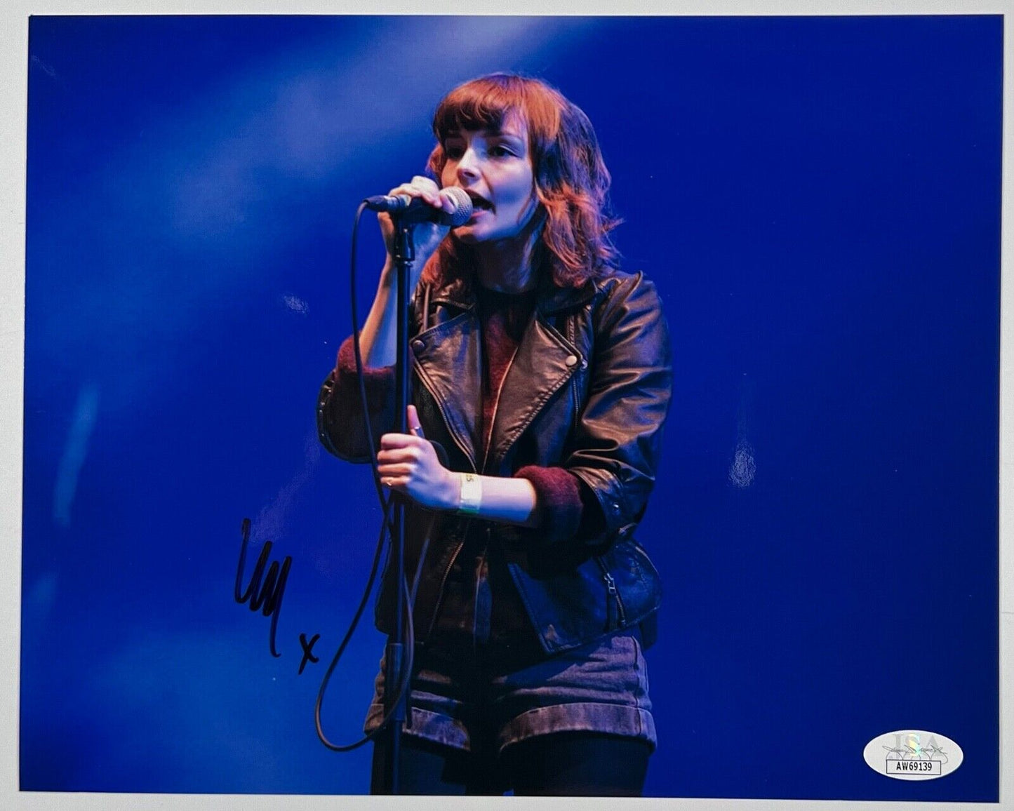 Lauren Mayberry Chvrches JSA Signed Autograph 8 x 10 photo