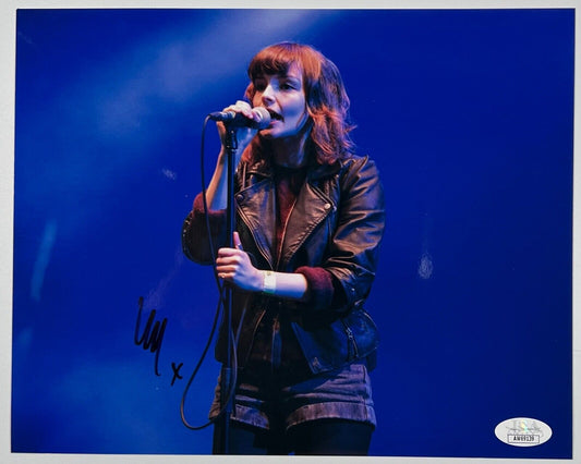 Lauren Mayberry Chvrches JSA Signed Autograph 8 x 10 photo